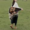 Chale Tibetano con Geometría Colorida Tibetan Colorful Geometry Shawl