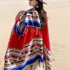 Chale Tibetano con Geometría Colorida Tibetan Colorful Geometry Shawl