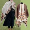 Chale Tibetano con Geometría Colorida Tibetan Colorful Geometry Shawl