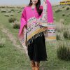 Chale Tibetano con Geometría Colorida Tibetan Colorful Geometry Shawl
