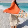 Chale Tibetano con Geometría Colorida Tibetan Colorful Geometry Shawl