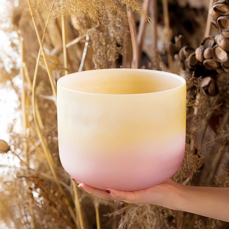 Cuenco Tibetano de Cristal para Sanación Tibetan Crystal Sound Bowl for Healing