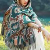 Bufanda Envolvente de Diseño Tibetano Tibetan Design Travel Wrap Scarf