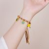 Pulsera Tibetana de los Cinco Dioses de la Riqueza Tibetan Five Gods of Wealth Multicolored Rope Bracelet