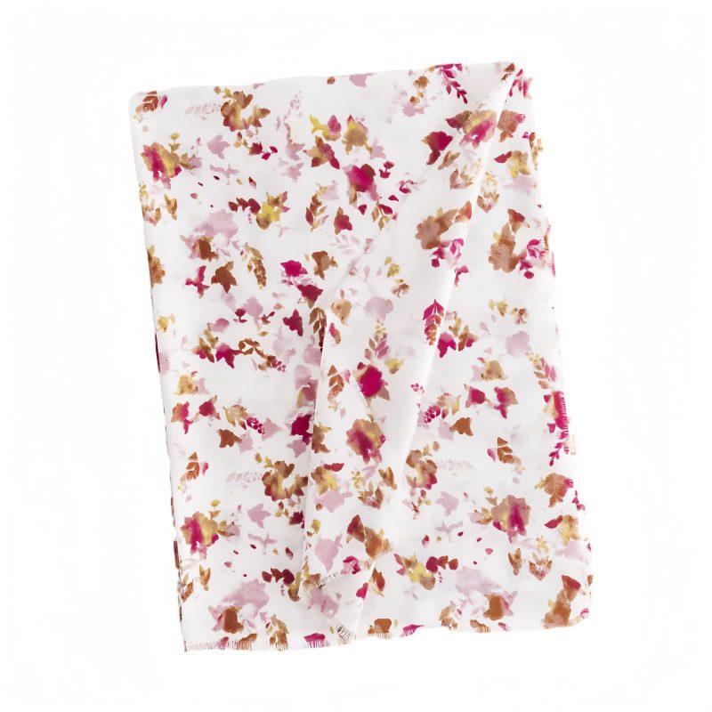 チベットフラワーウィンターショールラップ Tibetan Floral Winter Shawl Wrap