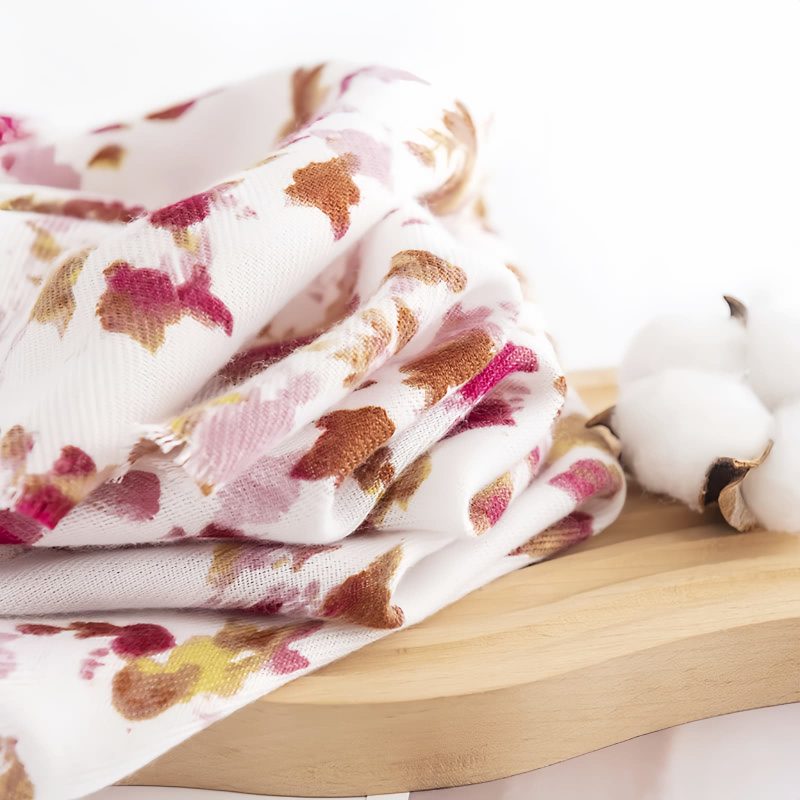 チベットフラワーウィンターショールラップ Tibetan Floral Winter Shawl Wrap