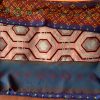 Chal Chal de Patrón Geométrico Tibetano Tibetan Geometric Pattern Shawl