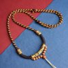 Collar con Rueda de Oración del Nudo del Rey Kong Om Mani Padme Hum Tibetano Tibetan King Kong Knot Om Mani Padme Hum Prayer Wheel Necklace