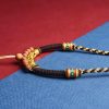 Collar con Rueda de Oración del Nudo del Rey Kong Om Mani Padme Hum Tibetano Tibetan King Kong Knot Om Mani Padme Hum Prayer Wheel Necklace
