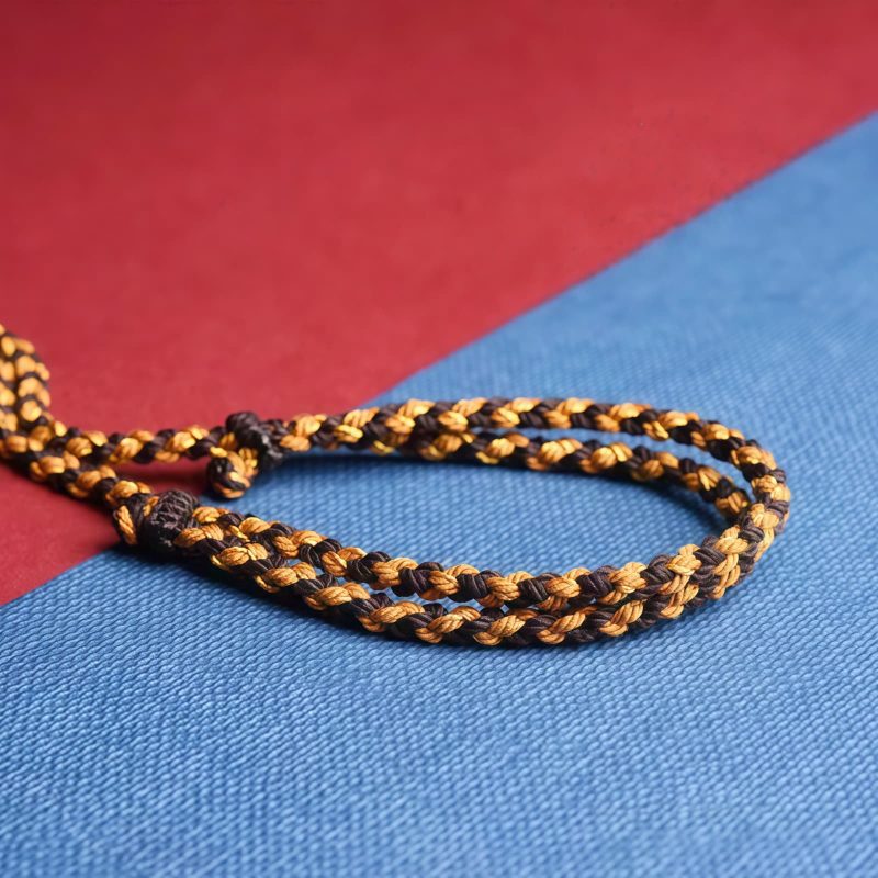 Collar con Rueda de Oración del Nudo del Rey Kong Om Mani Padme Hum Tibetano Tibetan King Kong Knot Om Mani Padme Hum Prayer Wheel Necklace