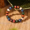 Gelang Kekayaan Keberuntungan Kaca Liuli Tibet Tibetan Liuli Glass Luck Wealth Bracelet