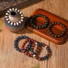 Gelang Kekayaan Keberuntungan Kaca Liuli Tibet Tibetan Liuli Glass Luck Wealth Bracelet