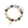 Pulsera de Rueda de Oración Tibetana con Vidrio Liuli Om Mani Padme Hum Tibetan Liuli Glass Om Mani Padme Hum Prayer Wheel Bracelet