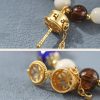 Pulsera de Rueda de Oración Tibetana con Vidrio Liuli Om Mani Padme Hum Tibetan Liuli Glass Om Mani Padme Hum Prayer Wheel Bracelet