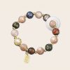 Pulsera de Rueda de Oración Tibetana con Vidrio Liuli Om Mani Padme Hum Tibetan Liuli Glass Om Mani Padme Hum Prayer Wheel Bracelet