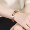 Pulsera de Rueda de Oración Tibetana con Vidrio Liuli Om Mani Padme Hum Tibetan Liuli Glass Om Mani Padme Hum Prayer Wheel Bracelet