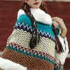 Chal Tibetano de Rayas Multicolores Tibetan Multicolored Striped Shawl