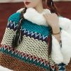 Chal Tibetano de Rayas Multicolores Tibetan Multicolored Striped Shawl