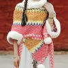 Chal Tibetano de Rayas Multicolores Tibetan Multicolored Striped Shawl