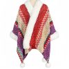 Chal Tibetano de Rayas Multicolores Tibetan Multicolored Striped Shawl