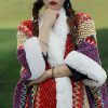 Chal Tibetano de Rayas Multicolores Tibetan Multicolored Striped Shawl