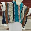 Chal Tibetano de Rayas Multicolores Tibetan Multicolored Striped Shawl