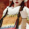 Chal Tibetano de Rayas Multicolores Tibetan Multicolored Striped Shawl