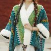 Chal Tibetano de Rayas Multicolores Tibetan Multicolored Striped Shawl