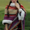 Chal Tibetano de Rayas Multicolores Tibetan Multicolored Striped Shawl