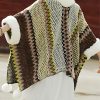 Chal Tibetano de Rayas Multicolores Tibetan Multicolored Striped Shawl