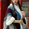Chal Tibetano de Rayas Multicolores Tibetan Multicolored Striped Shawl