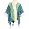 Chal Tibetano de Rayas Multicolores Tibetan Multicolored Striped Shawl