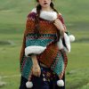 Chal Tibetano de Rayas Multicolores Tibetan Multicolored Striped Shawl