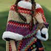Chal Tibetano de Rayas Multicolores Tibetan Multicolored Striped Shawl