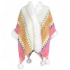 Chal Tibetano de Rayas Multicolores Tibetan Multicolored Striped Shawl