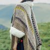 Chal Tibetano de Rayas Multicolores Tibetan Multicolored Striped Shawl