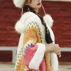 Chal Tibetano de Rayas Multicolores Tibetan Multicolored Striped Shawl