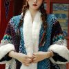 Chal Tibetano de Rayas Multicolores Tibetan Multicolored Striped Shawl