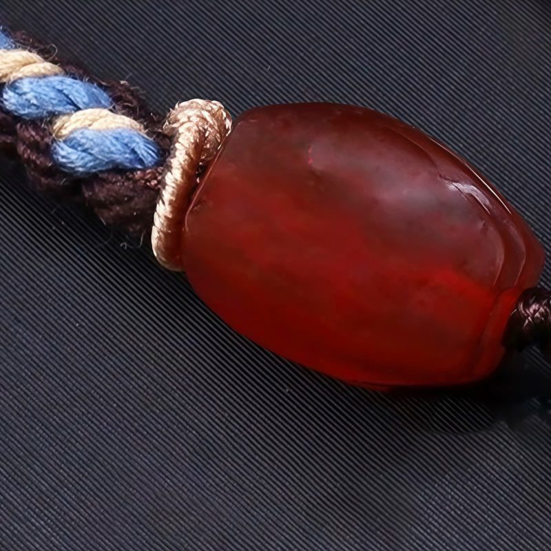 チベット九眼天珠プロテクションネックレス Tibetan Nine-eye Dzi Bead Protection Necklace