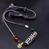 チベット九眼天珠プロテクションネックレス Tibetan Nine-eye Dzi Bead Protection Necklace