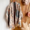 شال زهور البوني من البوليستر التبتي Tibetan Polyester Peony Vine Shawl
