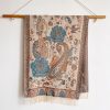 شال زهور البوني من البوليستر التبتي Tibetan Polyester Peony Vine Shawl