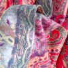 شال زهور البوني من البوليستر التبتي Tibetan Polyester Peony Vine Shawl