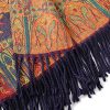 شال زهور البوني من البوليستر التبتي Tibetan Polyester Peony Vine Shawl