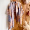 شال زهور البوني من البوليستر التبتي Tibetan Polyester Peony Vine Shawl