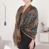 Bufanda de Flor de Marañón de Poliéster Tibetana Tibetan Polyester Cashew Flower Wrap