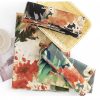 Chale Tibetano con Diseño Floral Retro Tibetan Retro Floral Design Shawl