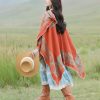 Chale Tibetano con Diseño Sencillo Tibetan Simple Pattern Shawl