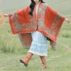 Chale Tibetano con Diseño Sencillo Tibetan Simple Pattern Shawl