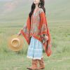 Chale Tibetano con Diseño Sencillo Tibetan Simple Pattern Shawl